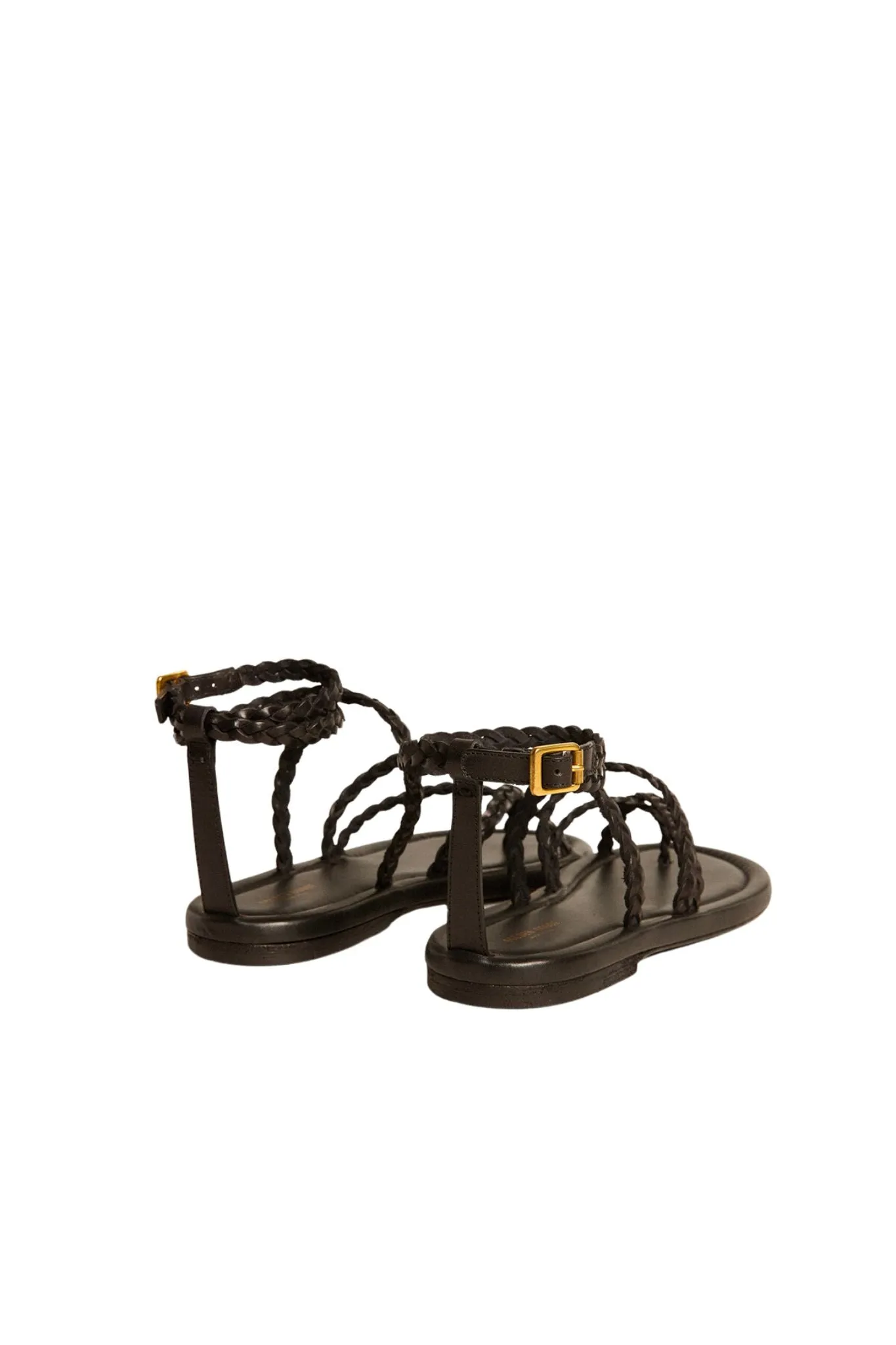 Golden Goose Braided Leather Sandal