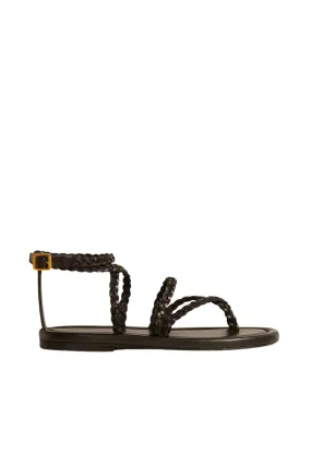 Golden Goose Braided Leather Sandal