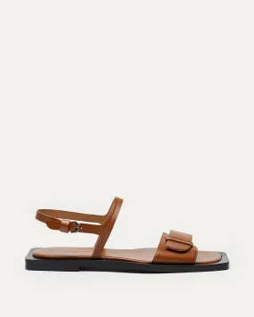 Holton Smooth Leather Flat Sandal