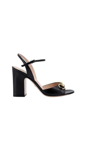 Horsebit Sandal - Black