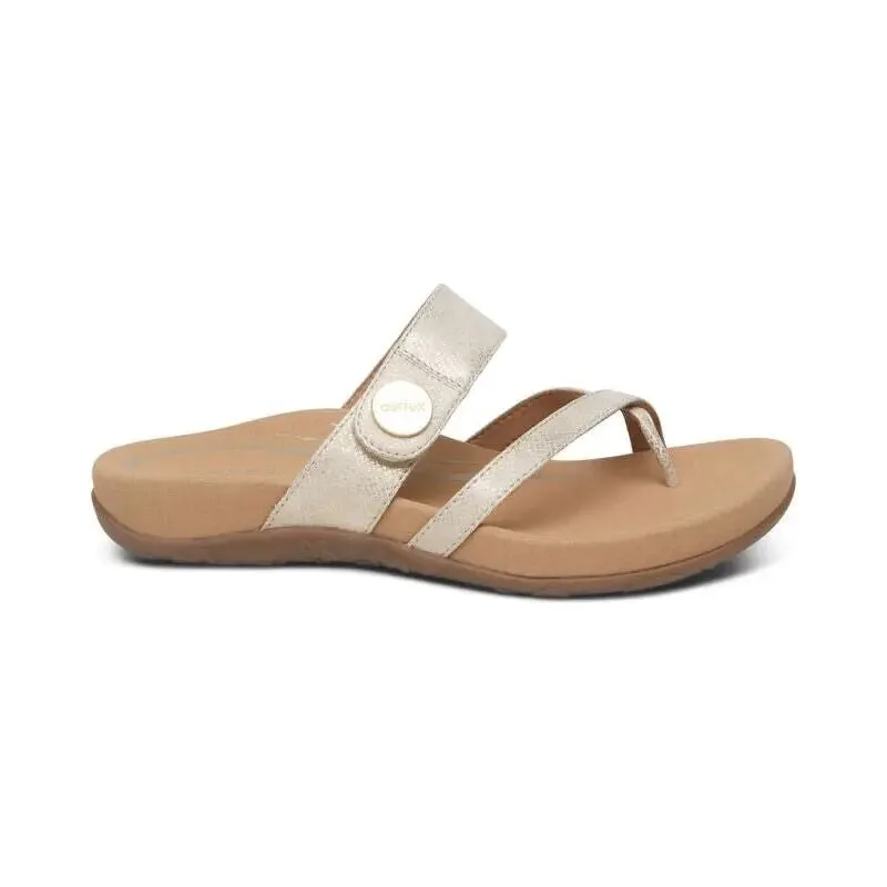 Izzy Adjustable Slide - Light Gold