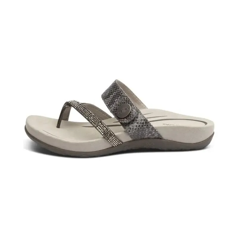 Izzy Adjustable Slide - Pewter Sparkle