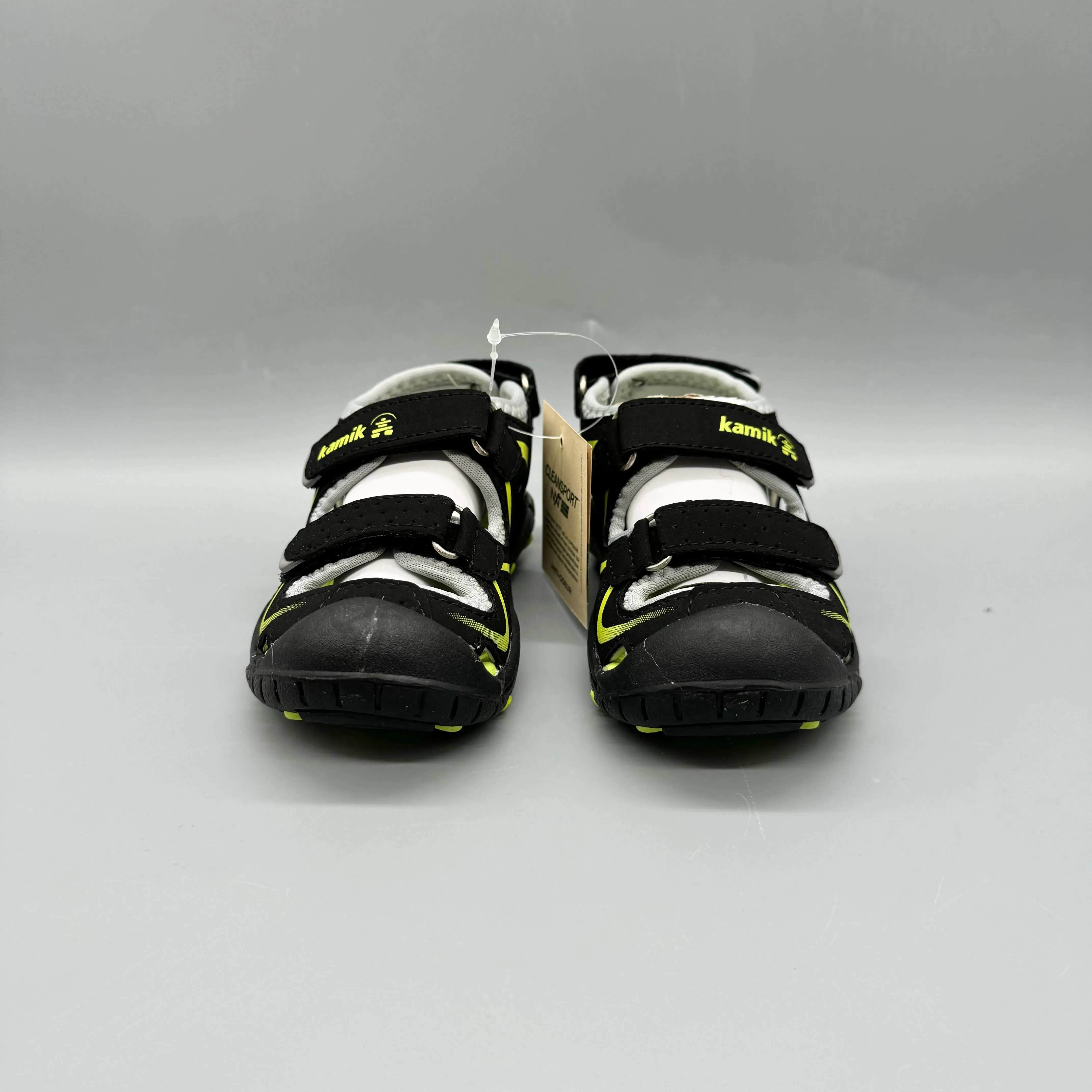 Kamik (New)/ Wander Sandal Black Lime / US8