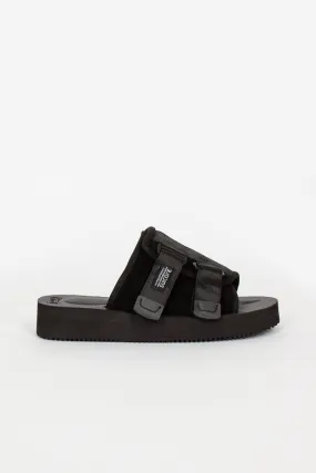 KAW-VS Suede Sandal Black