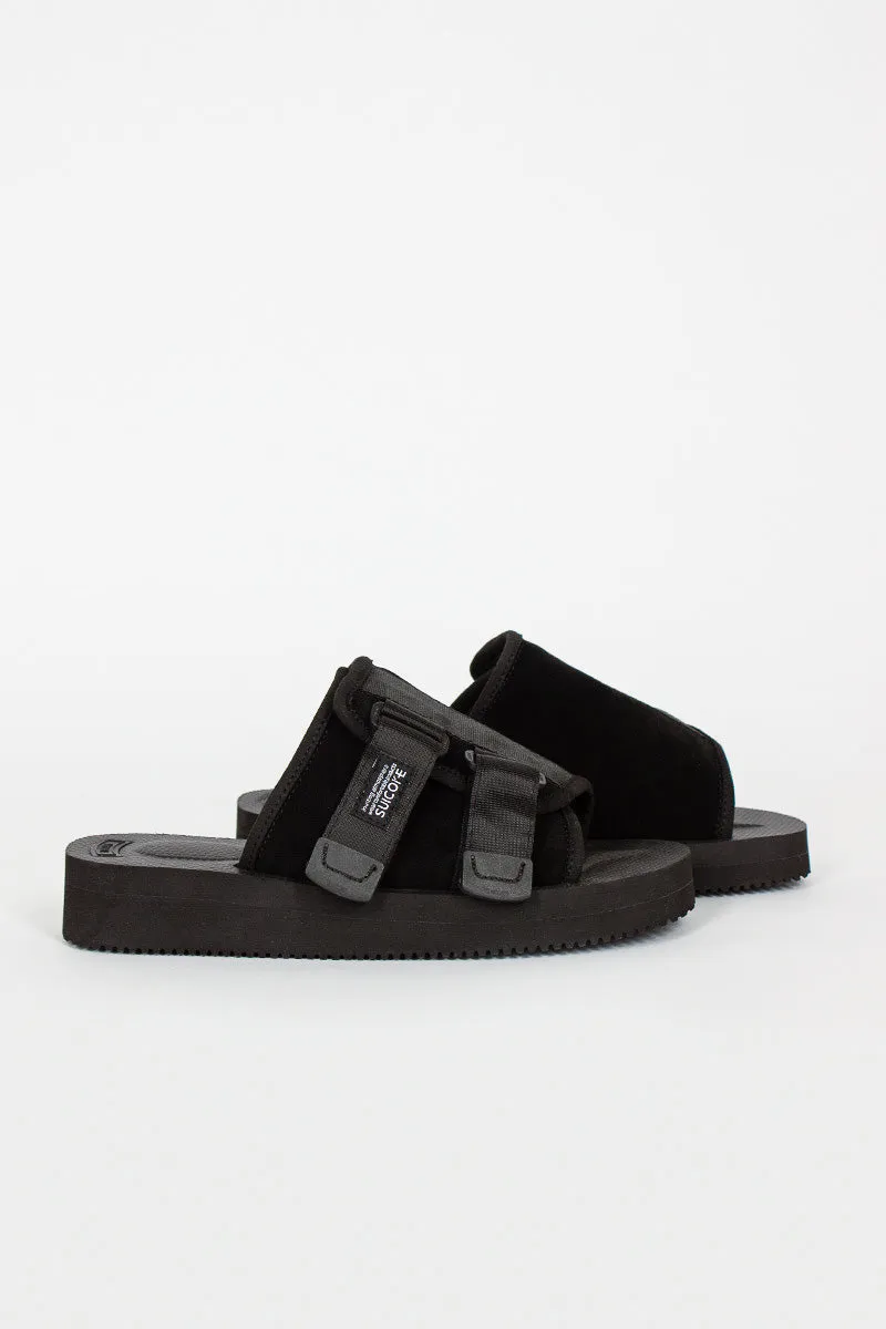 KAW-VS Suede Sandal Black