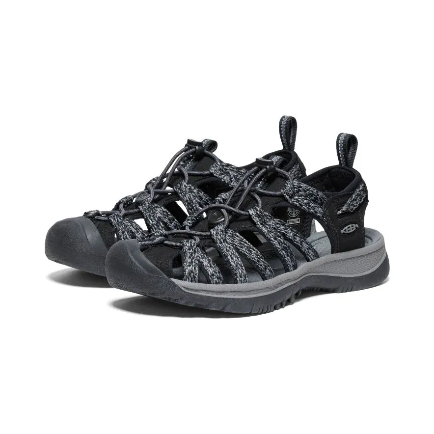 Keen Whisper Black Steel Grey Women's Sandal