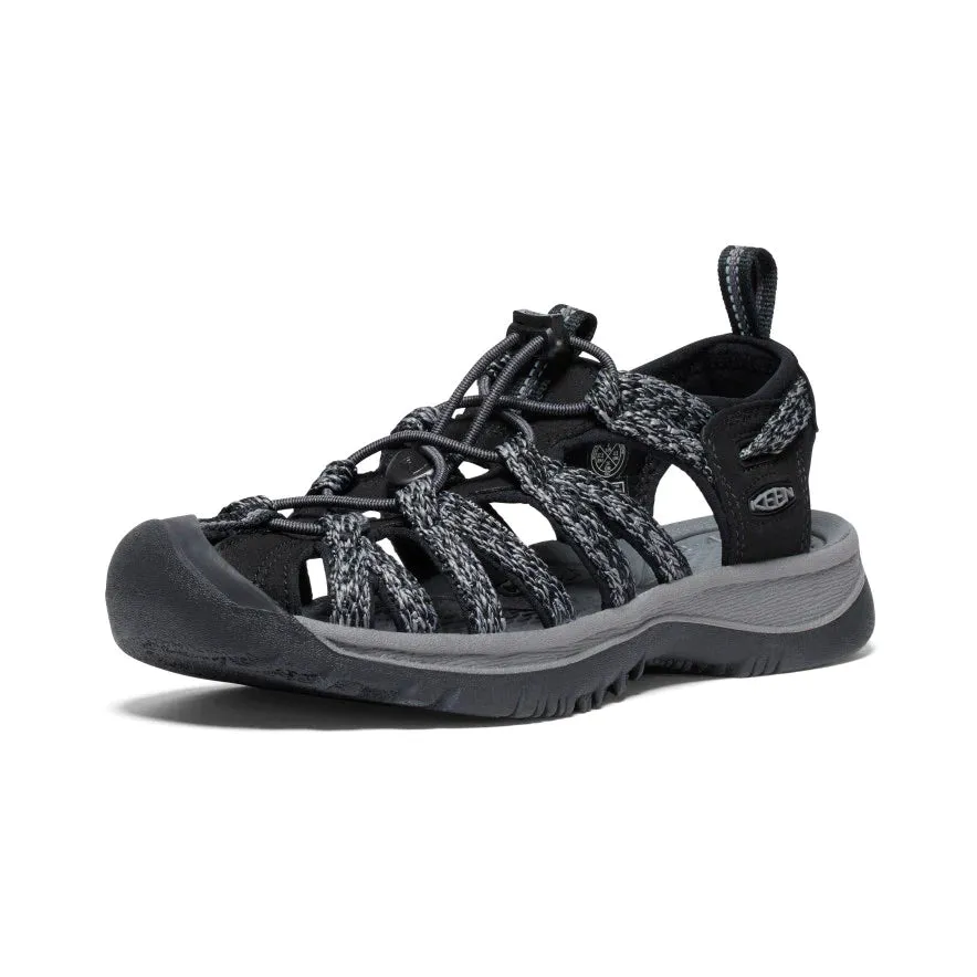 Keen Whisper Black Steel Grey Women's Sandal