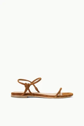 LAUREL SANDAL | TAN SUEDE