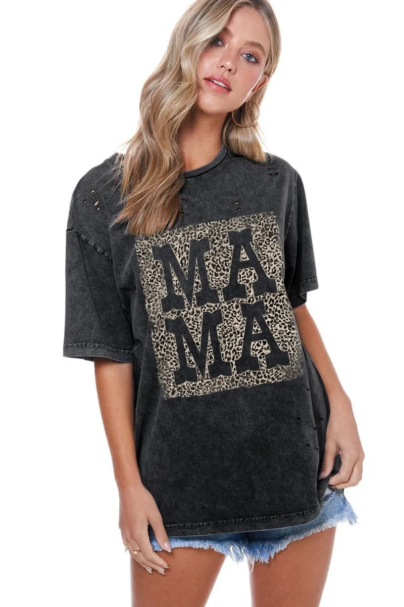 Leopard Mama Graphic Tee