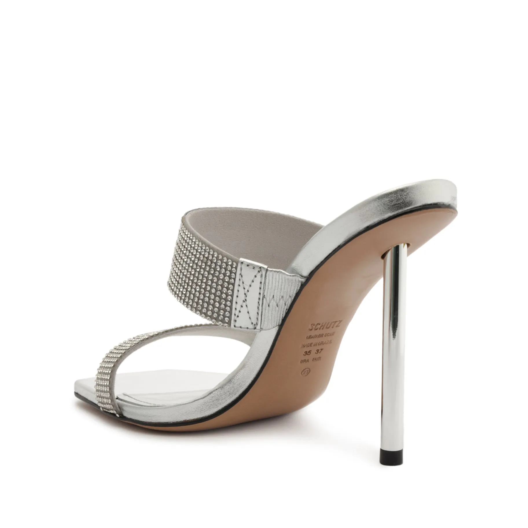 Liam Metallic Nappa Leather Sandal