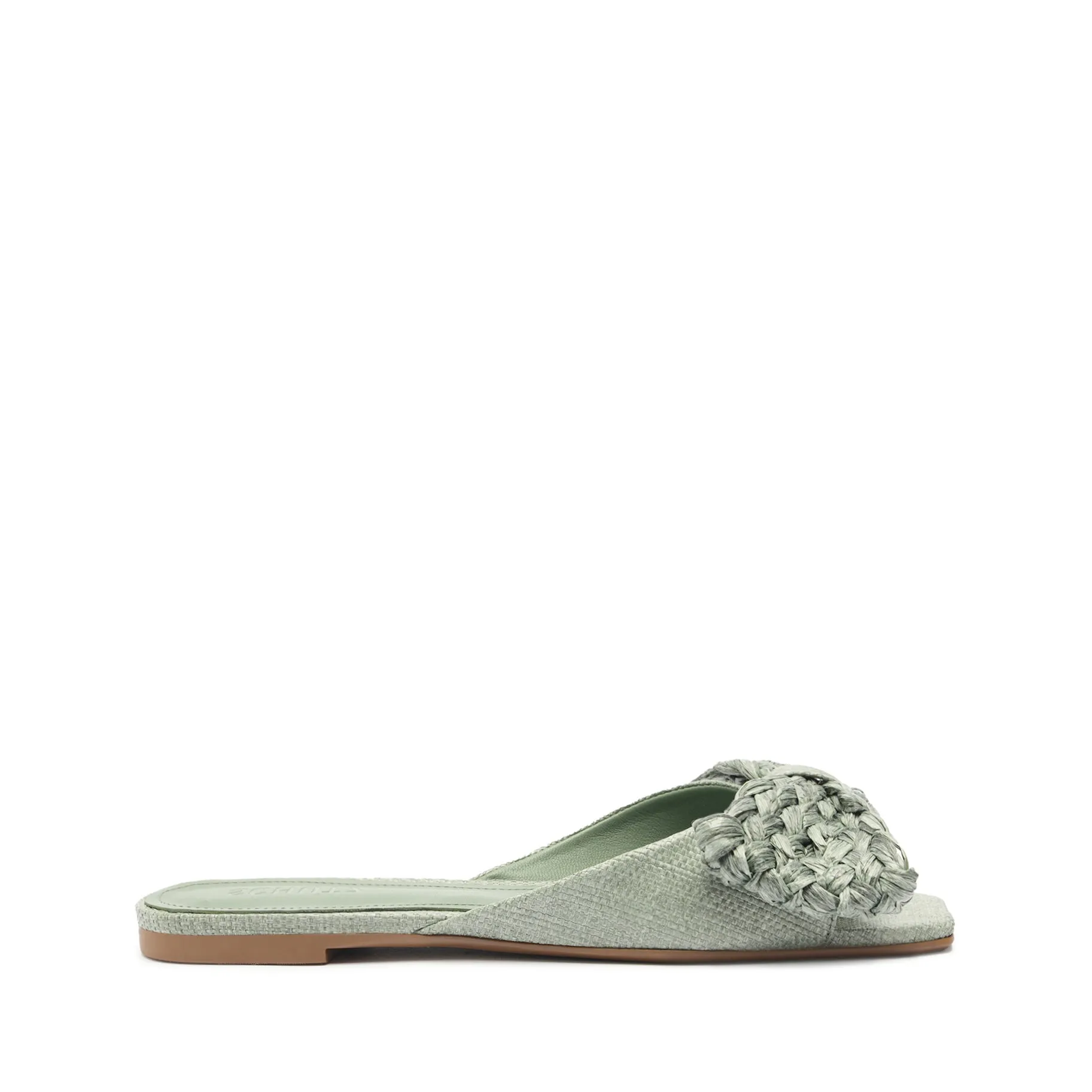 Lienne Straw Flat Sandal