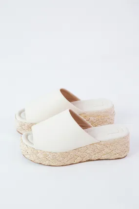 Lizzie Jute Wedge Espadrille Sandal, Bone | ShuShop