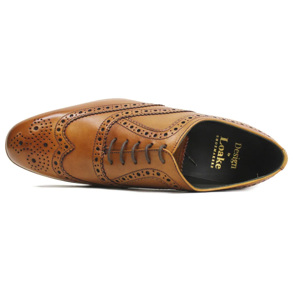 Loake Mens Shoes Fearnley Brogue Wingtip Lace-Up Oxford Leather - UK 11