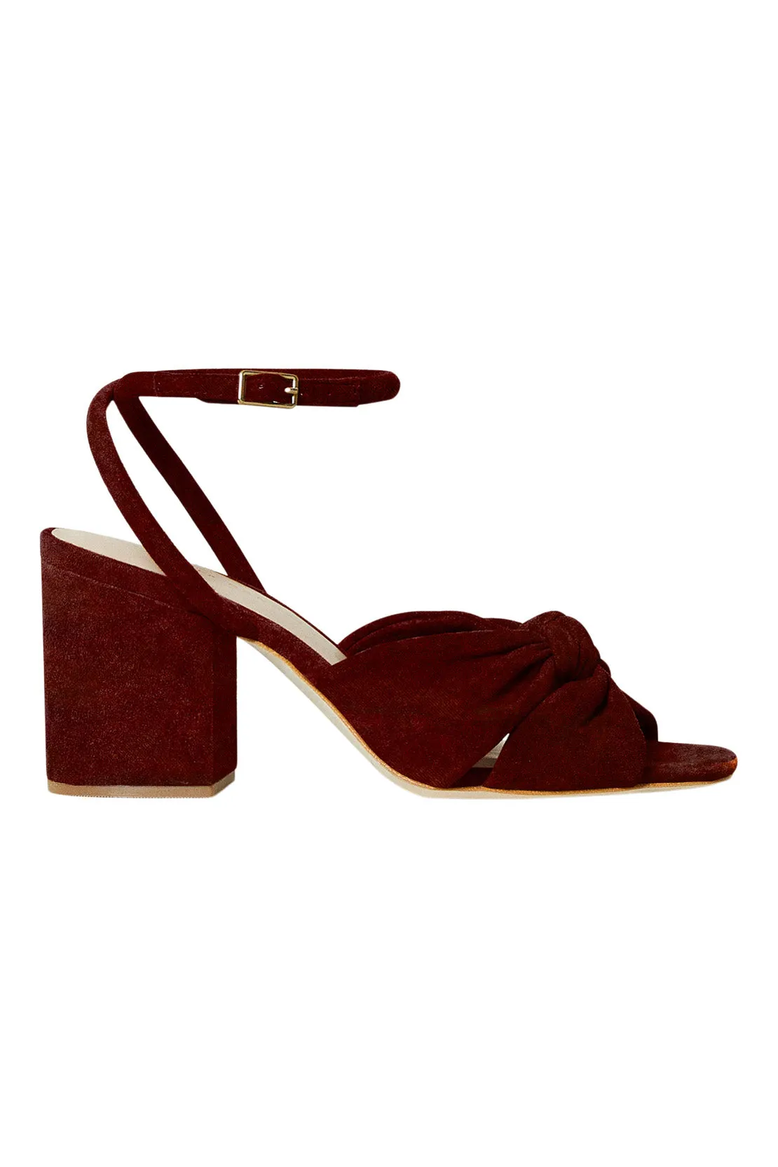 Loeffler Randall Fiamma Knotted Sandal in Sienna