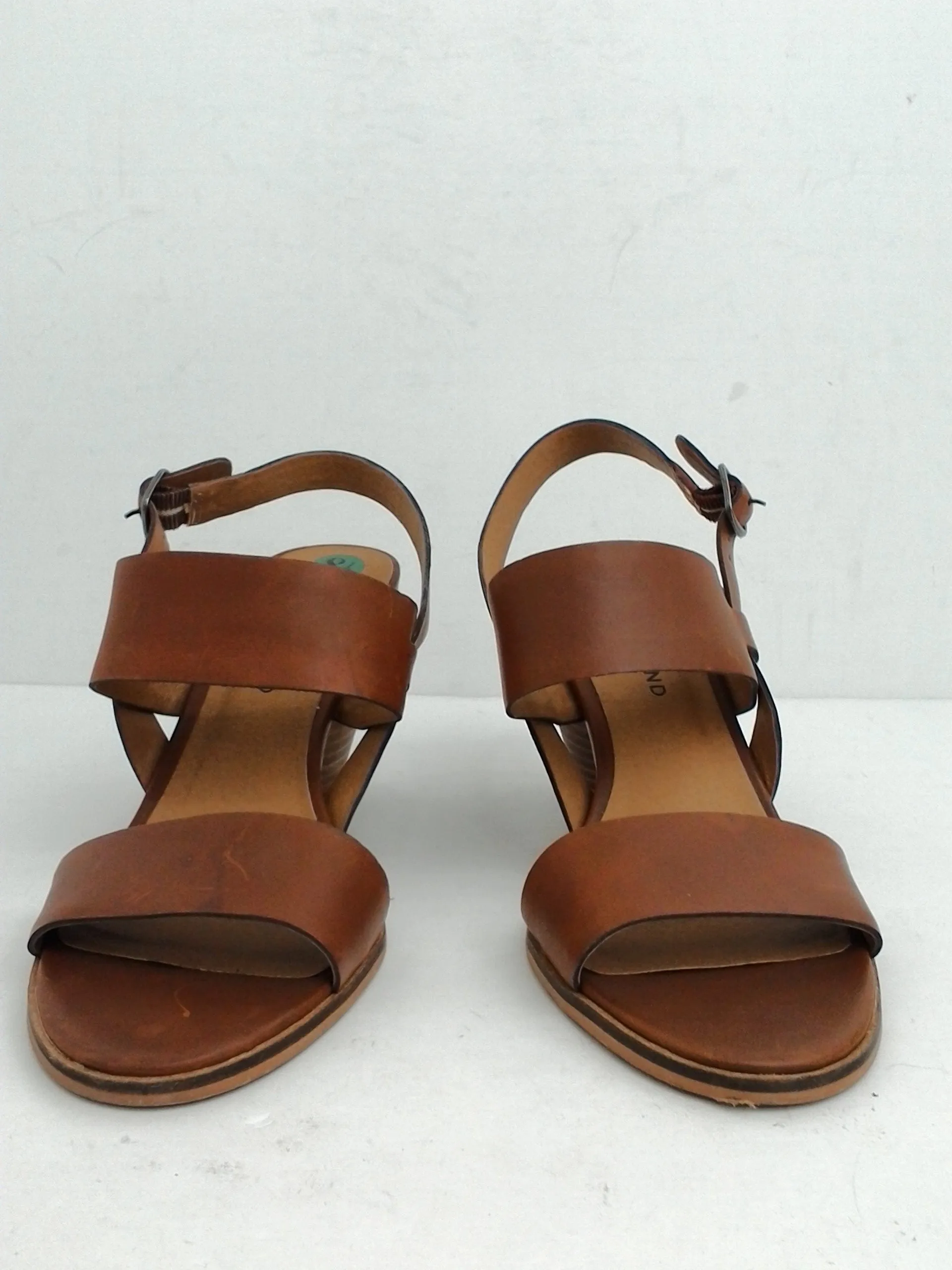 Lucky bran Women's Veneesha Brown Heeled Sandal SIze 8.5 M