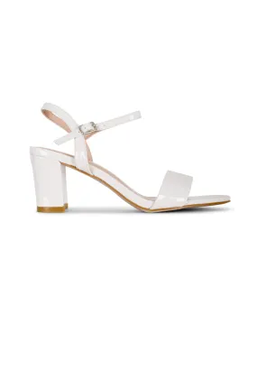 Lunar High Heel Sandal | WHITE | TEMPTATION TT