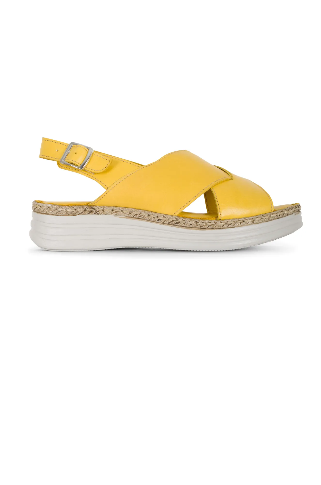 Made in Turkey Leather Sandal | MUSTARD | RILEY TT