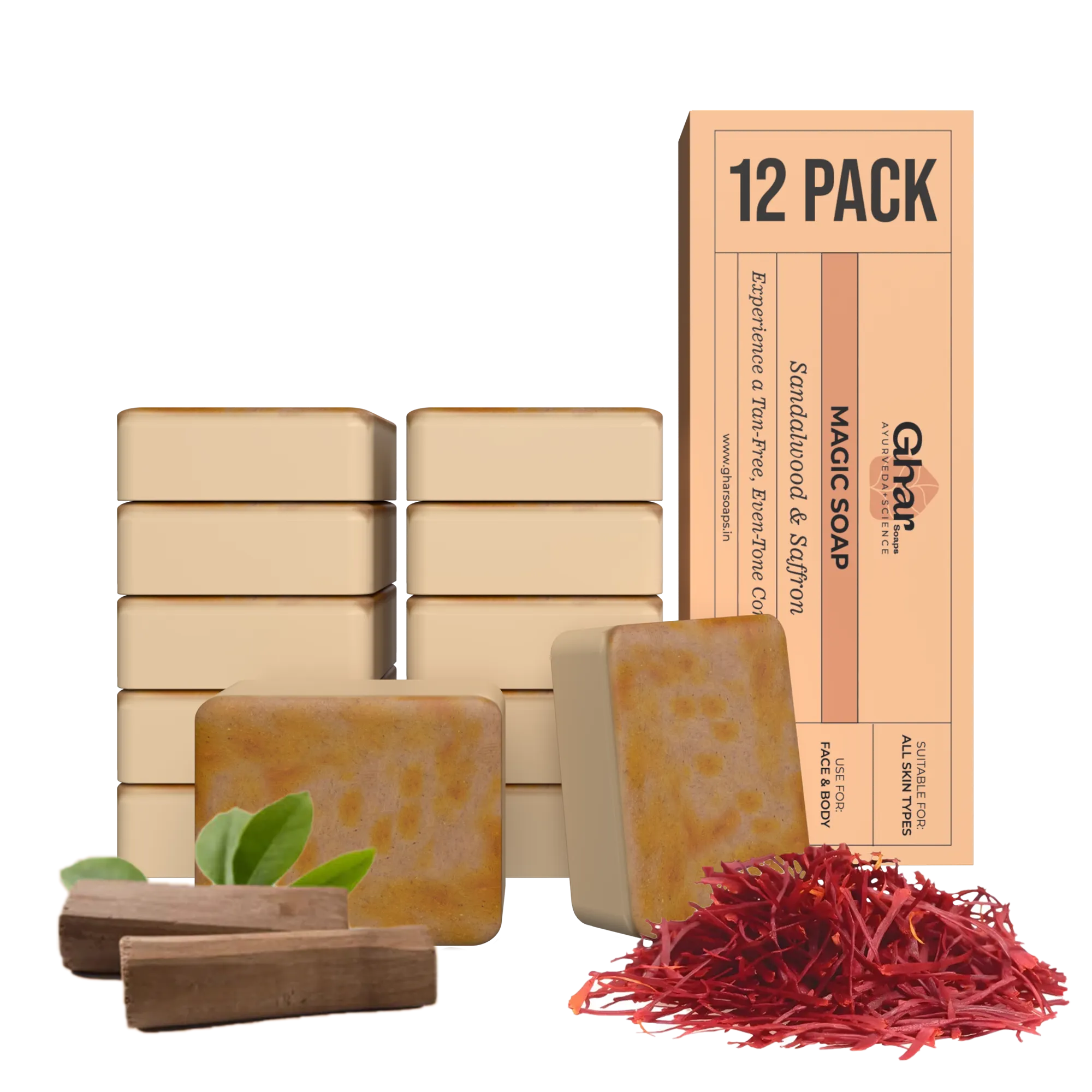 MAGIC SOAP ( SANDAL WOOD AND SAFFRON SOAP )