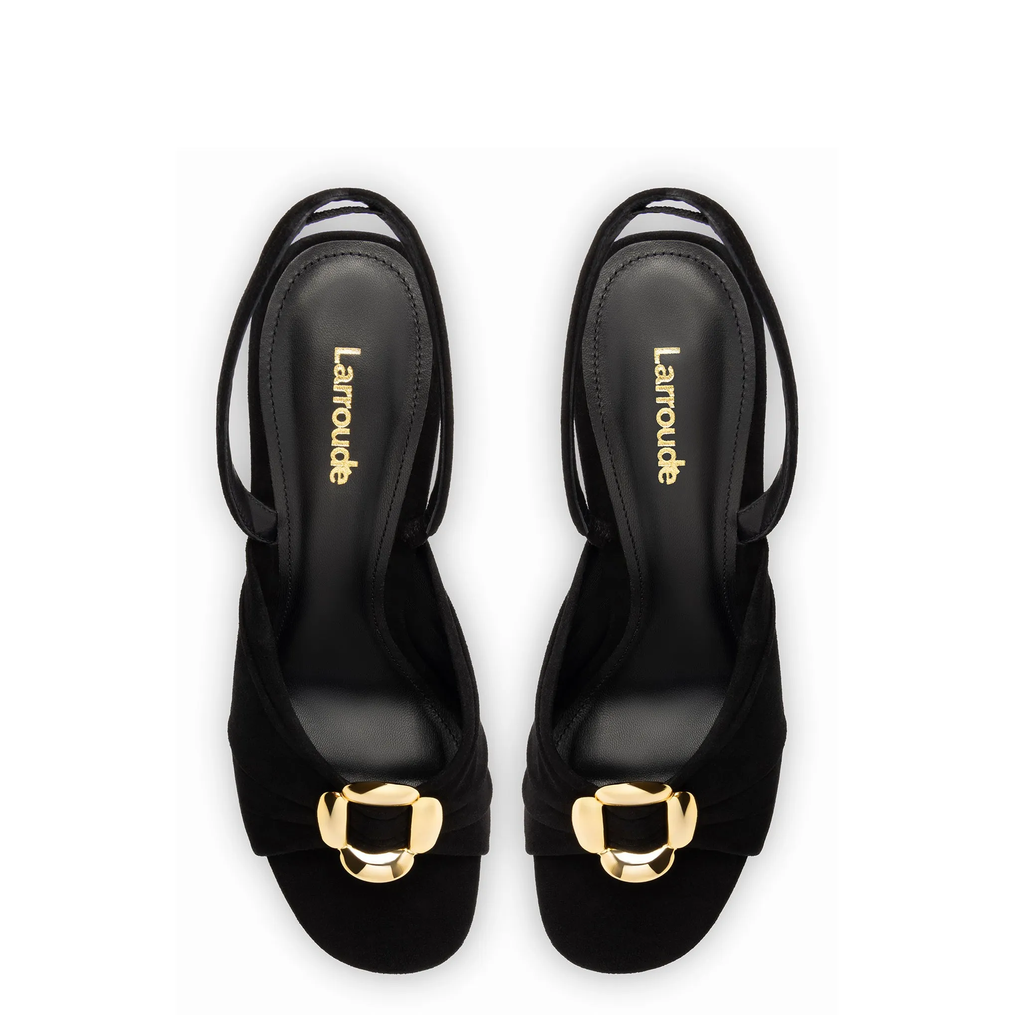 Mayfair Sandal In Black Suede