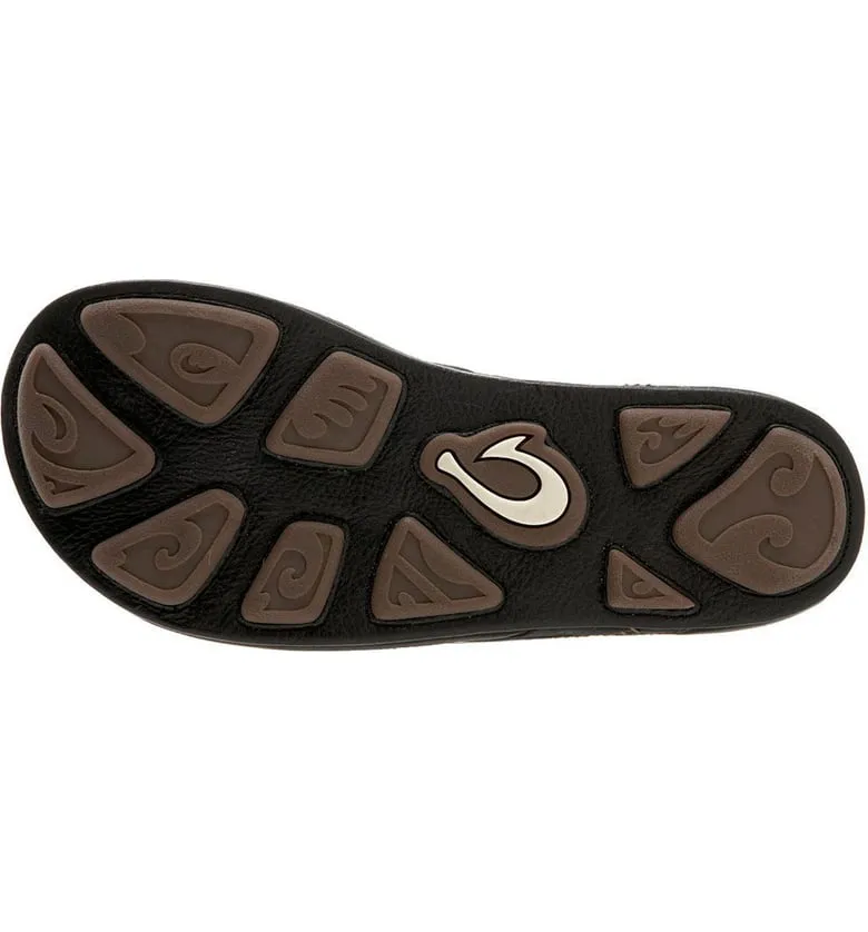 Men's Olukai | Hiapo Premium Sandal | Black