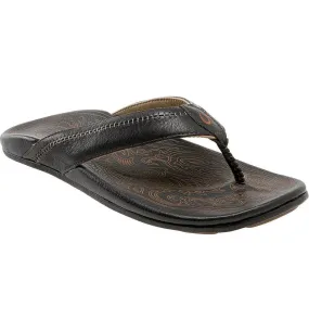 Men's Olukai | Hiapo Premium Sandal | Black