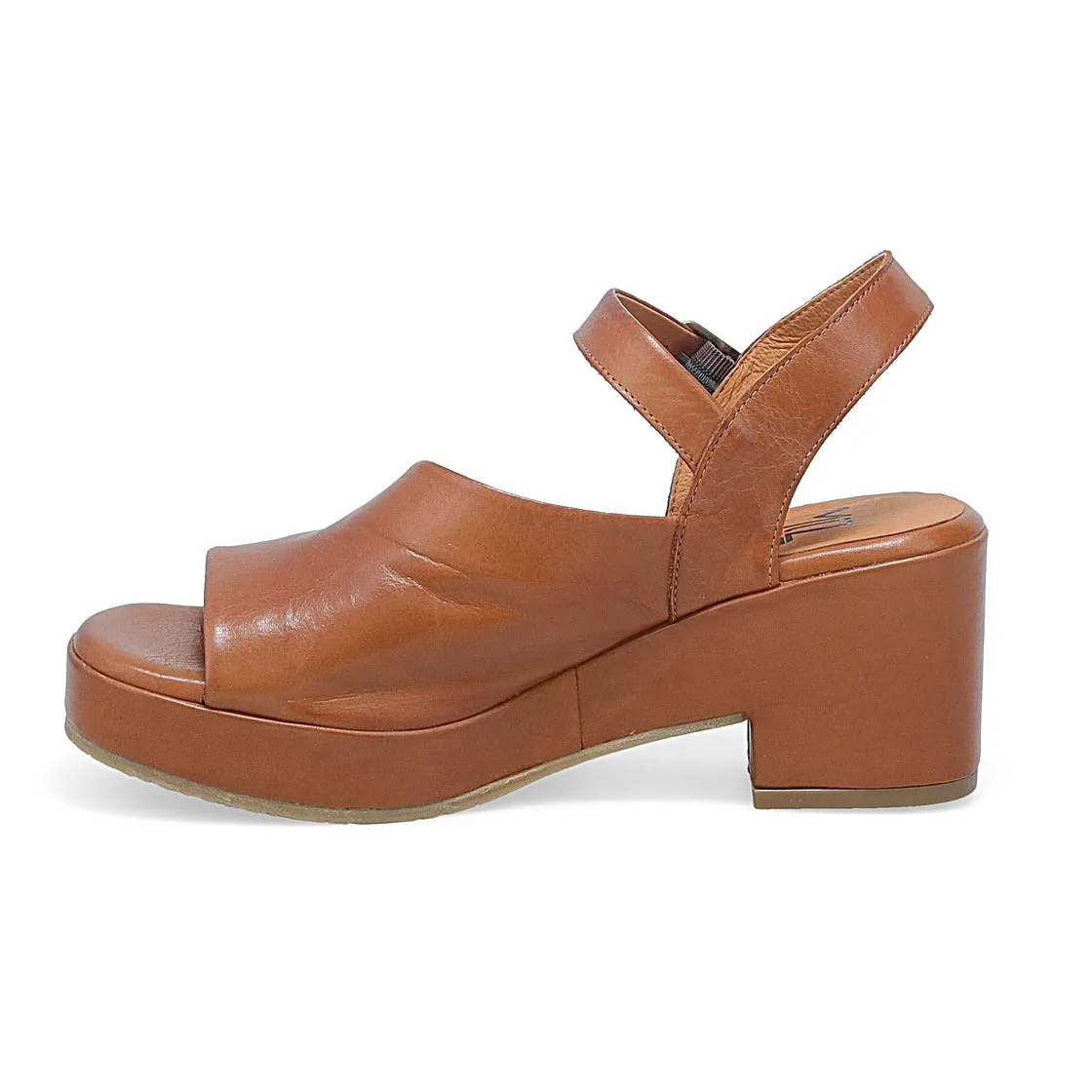 Miz Mooz GAIA Platform Sandal in Brandy