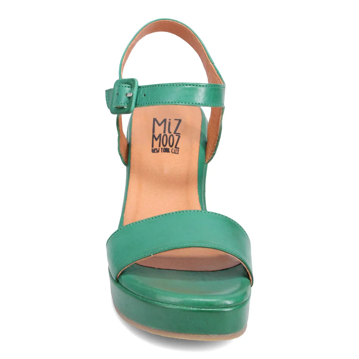 Miz Mooz GILLIE Platform Sandal in Emerald