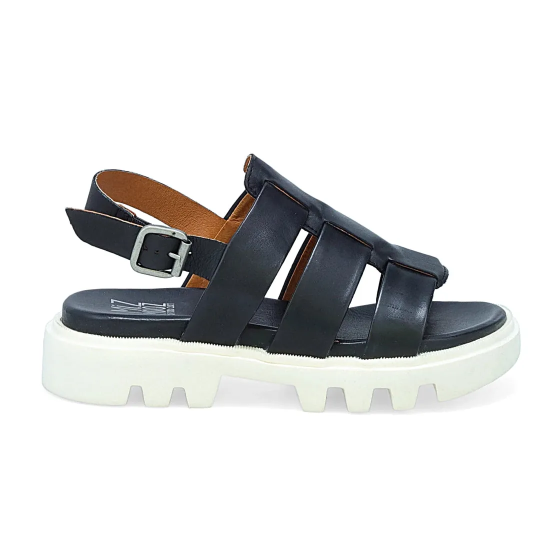 Miz Mooz PAMMY Flatform Sandal in Black