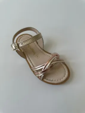 Multi gold straps sandal