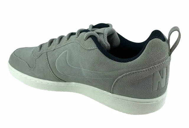 Nike men's sneakers shoe in suede Court Borough Low Prem 844881 006 pebble