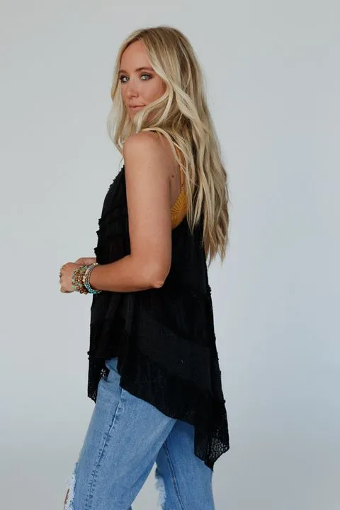 Norah Tunic Top - Black