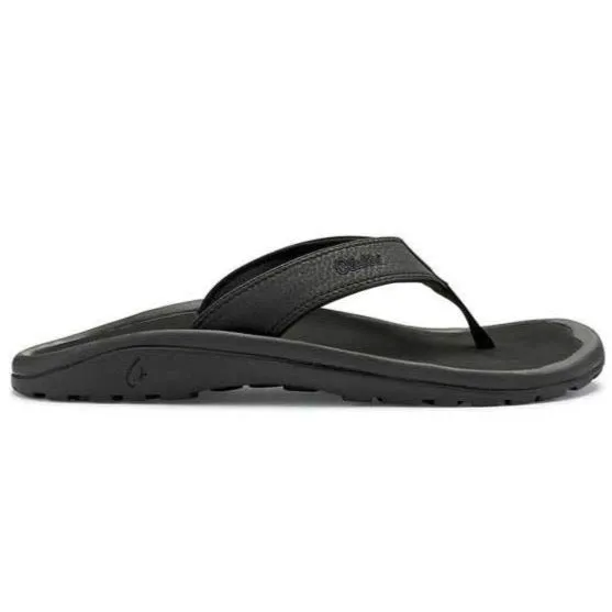 OluKai 'Ohana Sandal - Black / Black