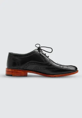 Premium Leather Oxford Black Shoes