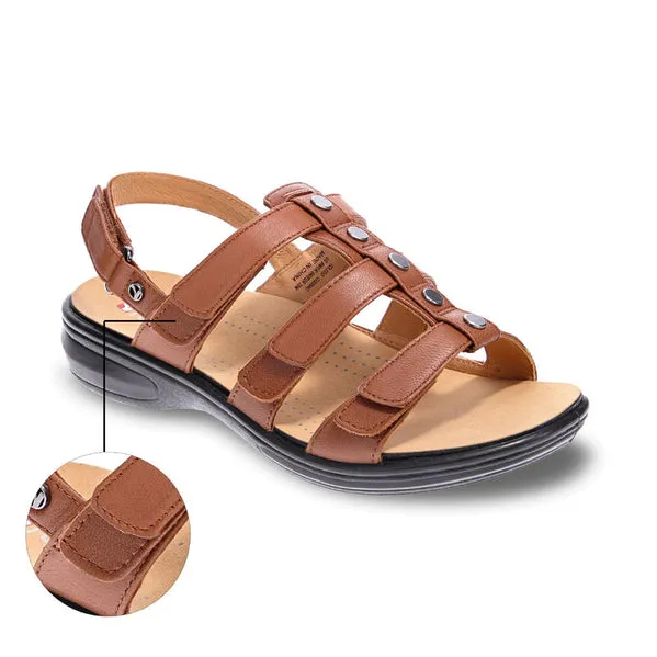 Revere Women's Toledo Sandal Cognac