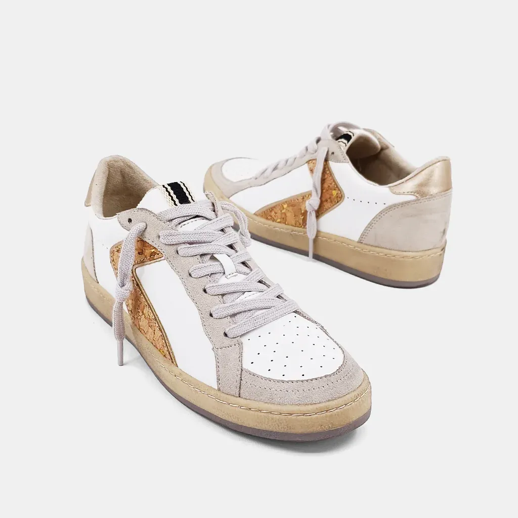 Salma Sneakers - Gold Cork