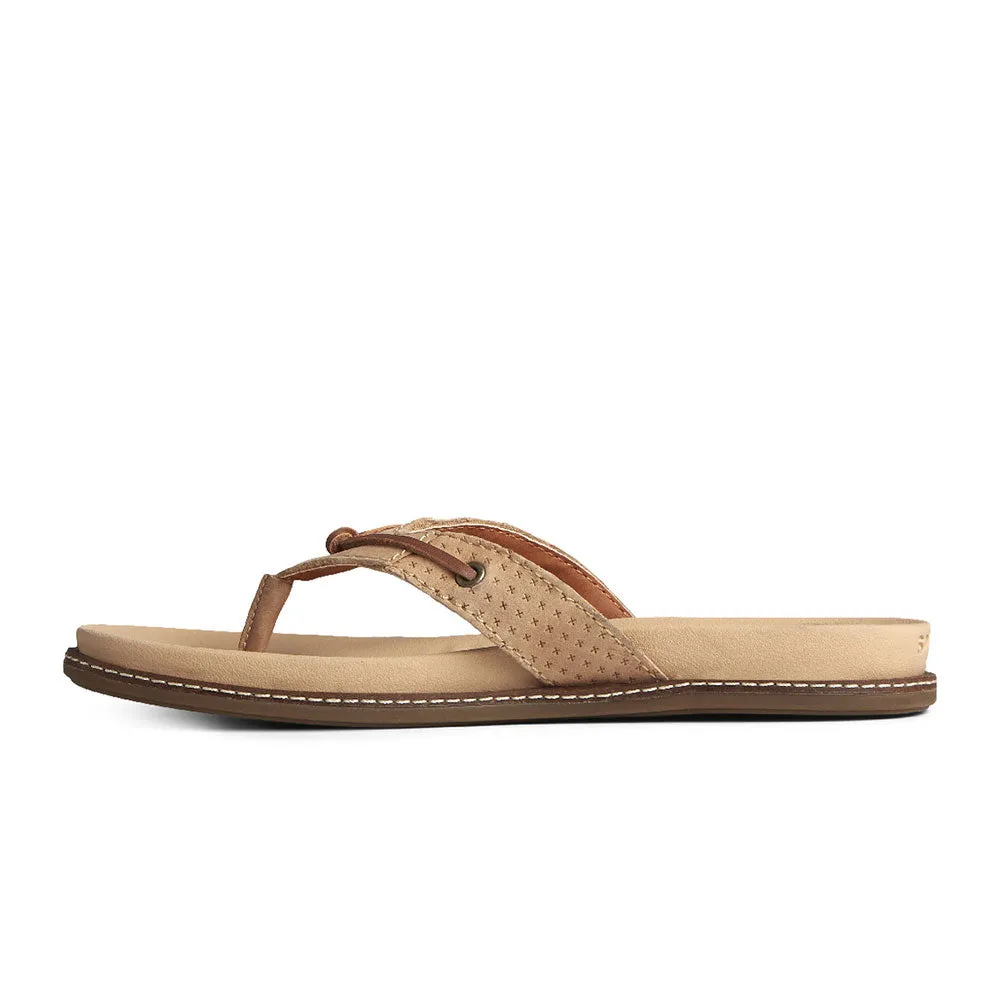 Sperry Women's Waveside PLUSHWAVE Thong Sandal- Brown