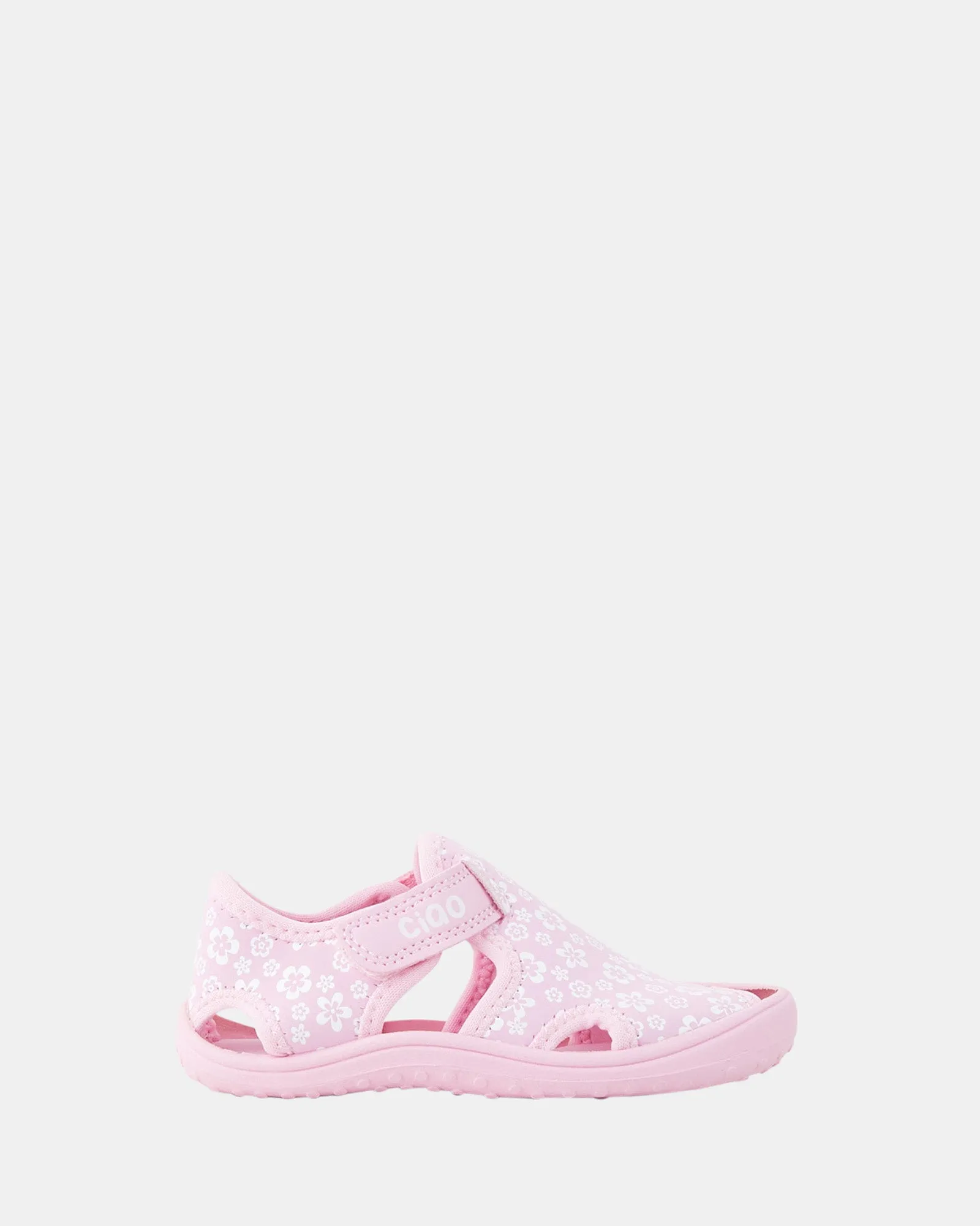 Springtime Beach Sandal Pink/White