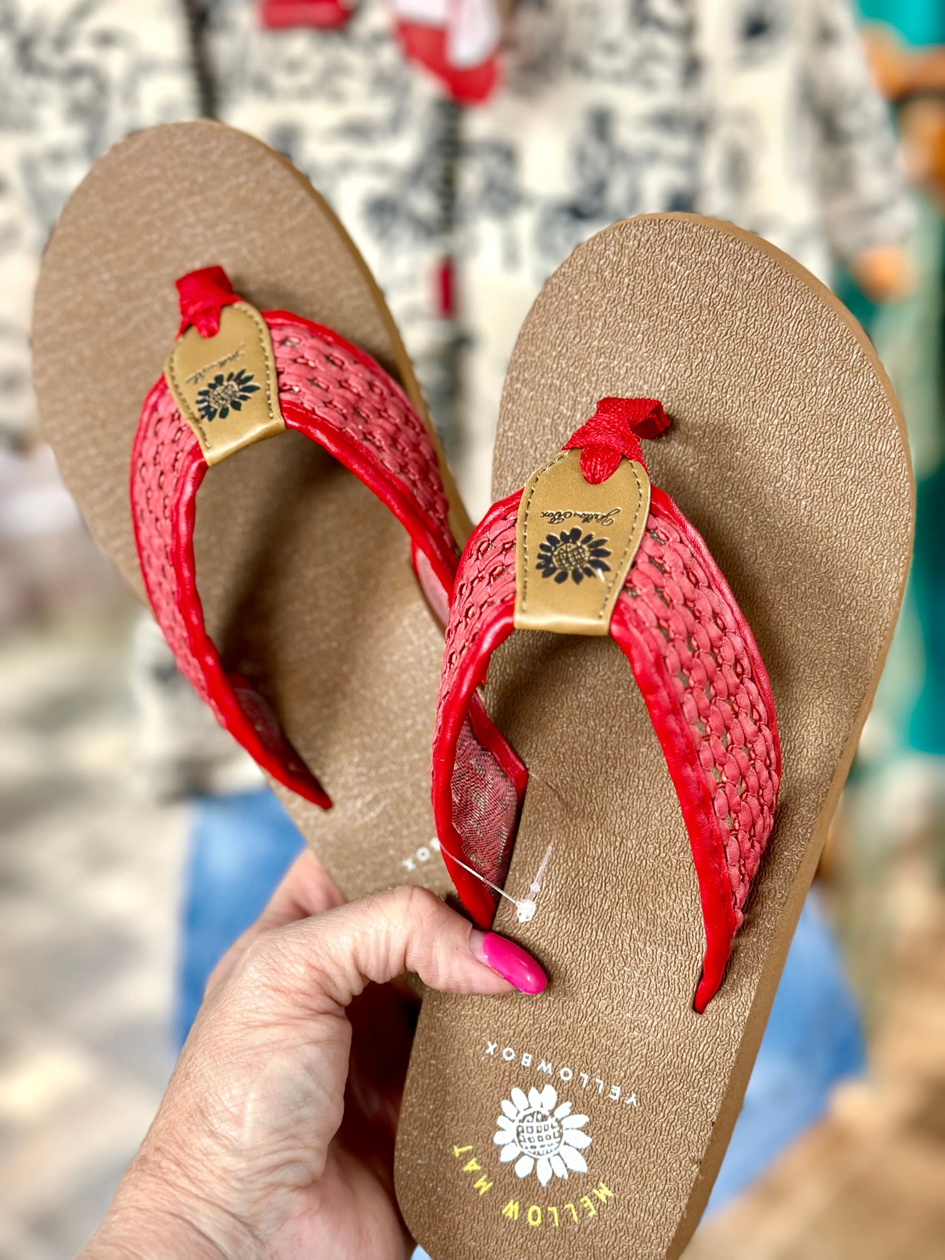 The Cinco Red Flip Flop 