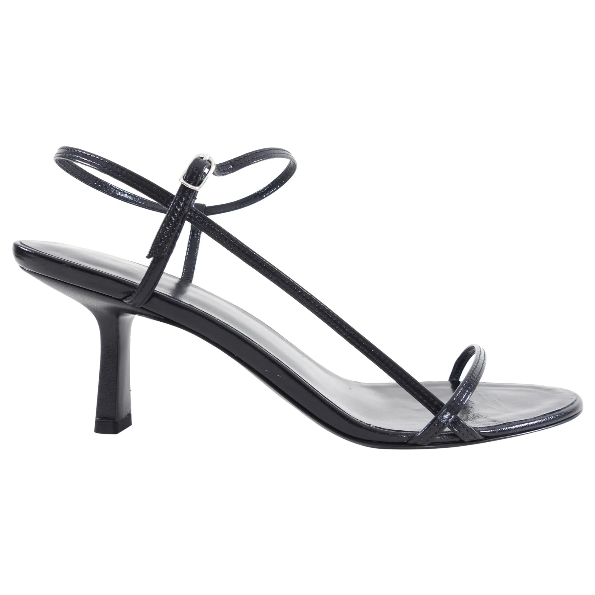 The Row Black Bare Heeled Sandals - 36.5 / 37