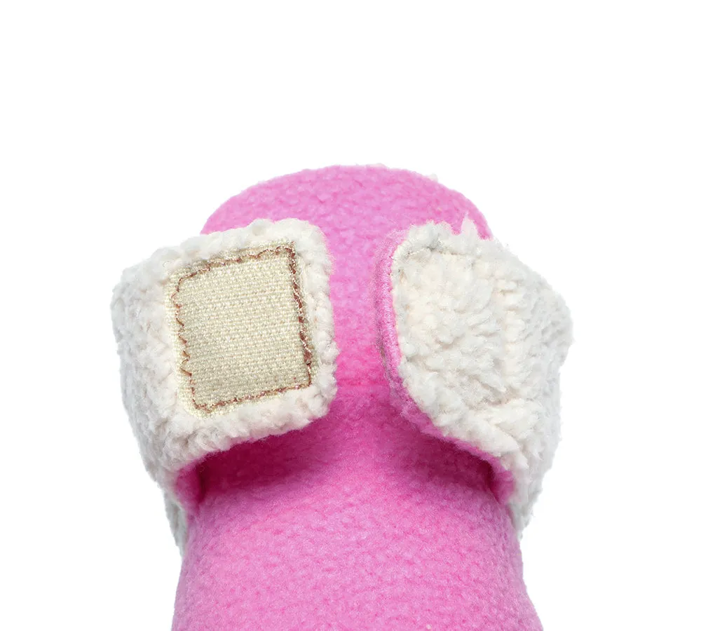 UGG AUSTRALIAN SHEPHERD Baby Booties Gift Set with Shearling Bear Beanie and Scarf