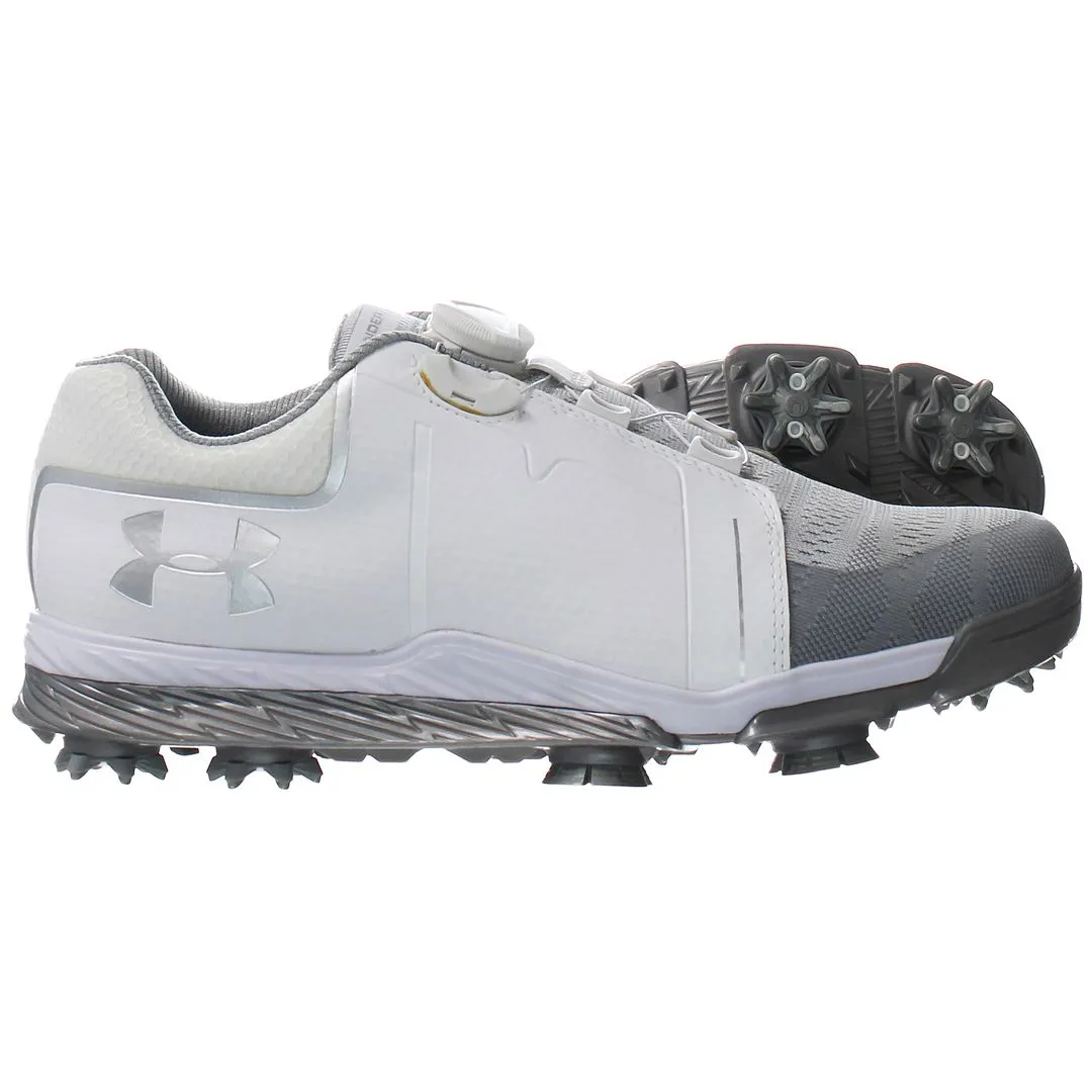 Under Armour Tempo Sport BOA Womens White Golf Shoes