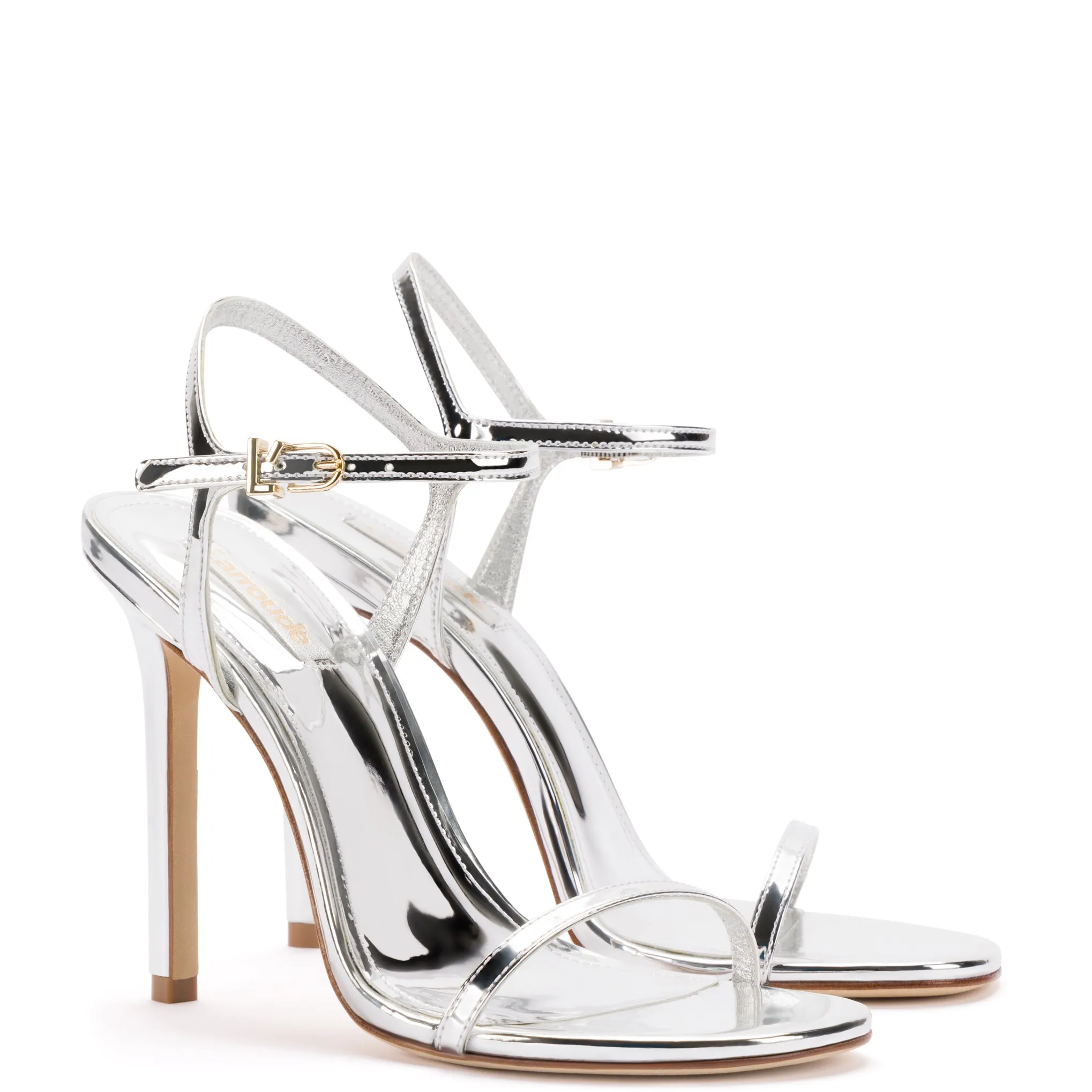 Venus Sandal In Silver Specchio